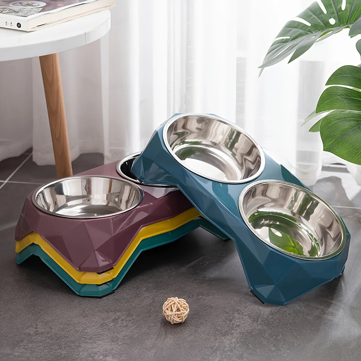🐶 Comedouro Duplo em Aço Inox | Praticidade e elegância na hora da alimentação