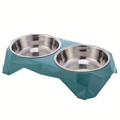 🐶 Comedouro Duplo em Aço Inox | Praticidade e elegância na hora da alimentação
