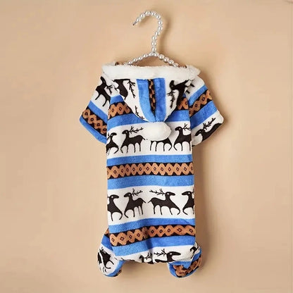 🐶 Pijama com Capuz para Cães | Conforto e estilo para os dias mais frios