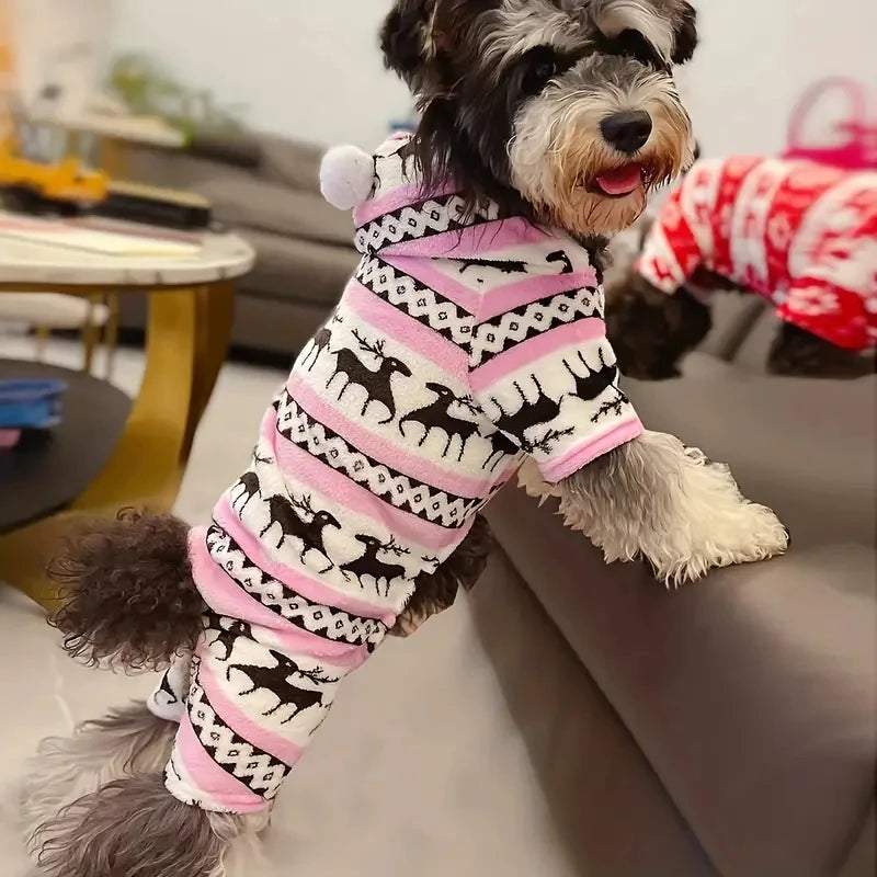 🐶 Pijama com Capuz para Cães | Conforto e estilo para os dias mais frios