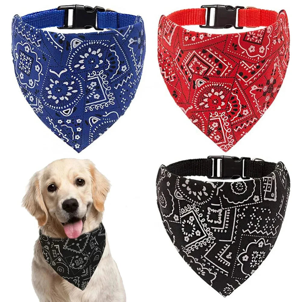 🐶 Bandana Ajustável para Cães e Gatos | Estilo e conforto para o seu pet