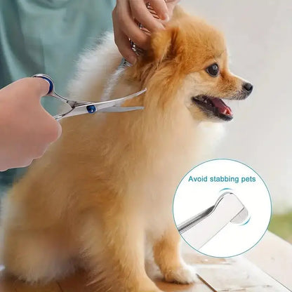 🐶 Kit com 4 Tesouras para Cuidado Pet | Corte preciso e acabamento profissional em casa