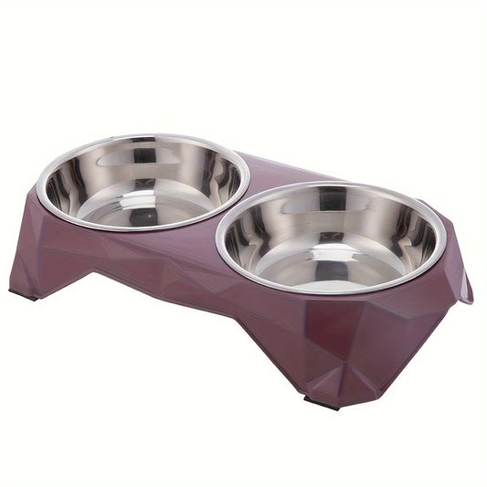 🐶 Comedouro Duplo em Aço Inox | Praticidade e elegância na hora da alimentação