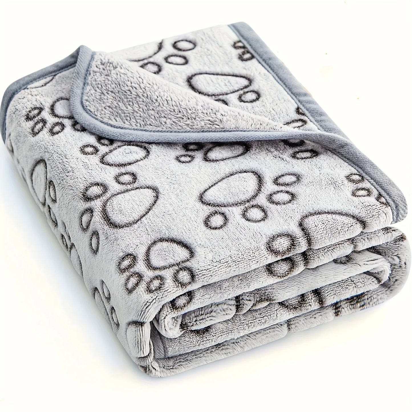 Manta Pet Soft Fluffy Premium – Conforto Quentinho e Estampa Fofa para Cães e Gatos 🐾