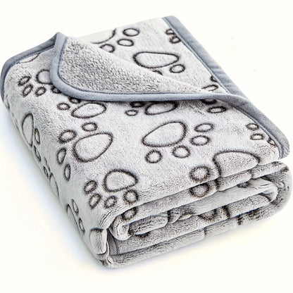 Manta Pet Soft Fluffy Premium – Conforto Quentinho e Estampa Fofa para Cães e Gatos 🐾