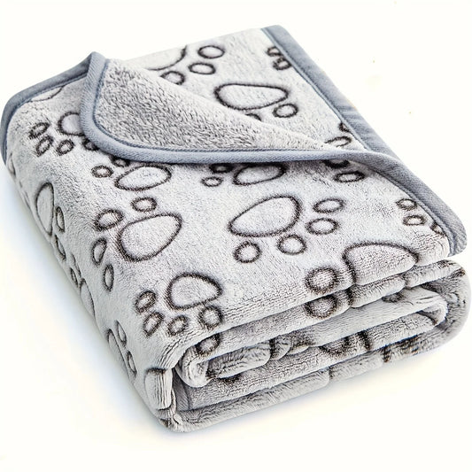 Manta Pet Soft Fluffy Premium – Conforto Quentinho e Estampa Fofa para Cães e Gatos 🐾
