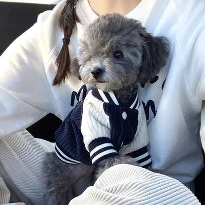 🐶 Jaqueta Bordada para Cães | Estilo, proteção e conforto em qualquer clima