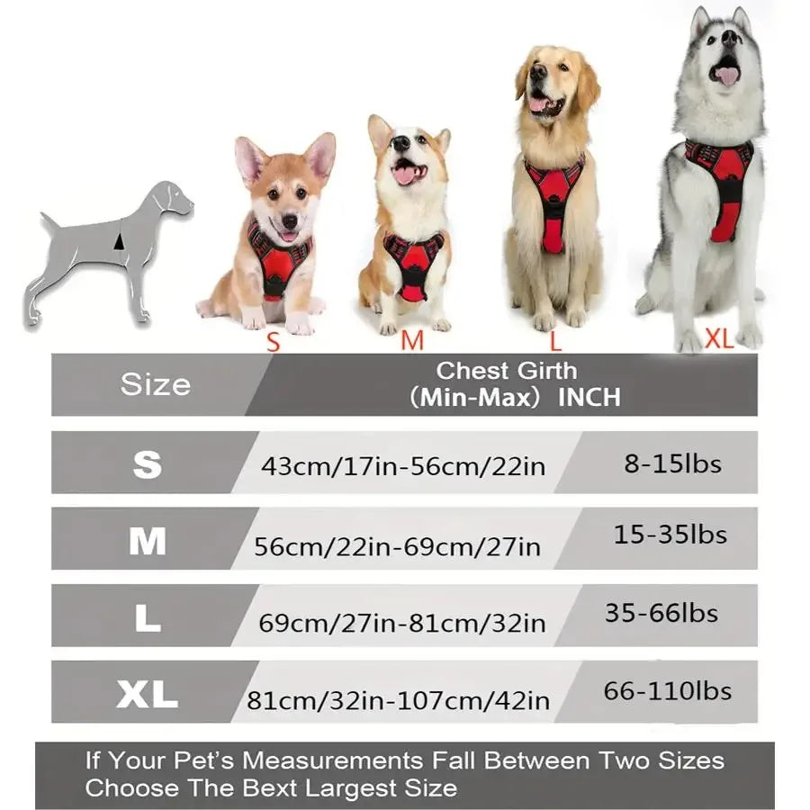 🐶 Peitoral para Cães Tipo Colete | Mais controle, conforto e segurança no passeio