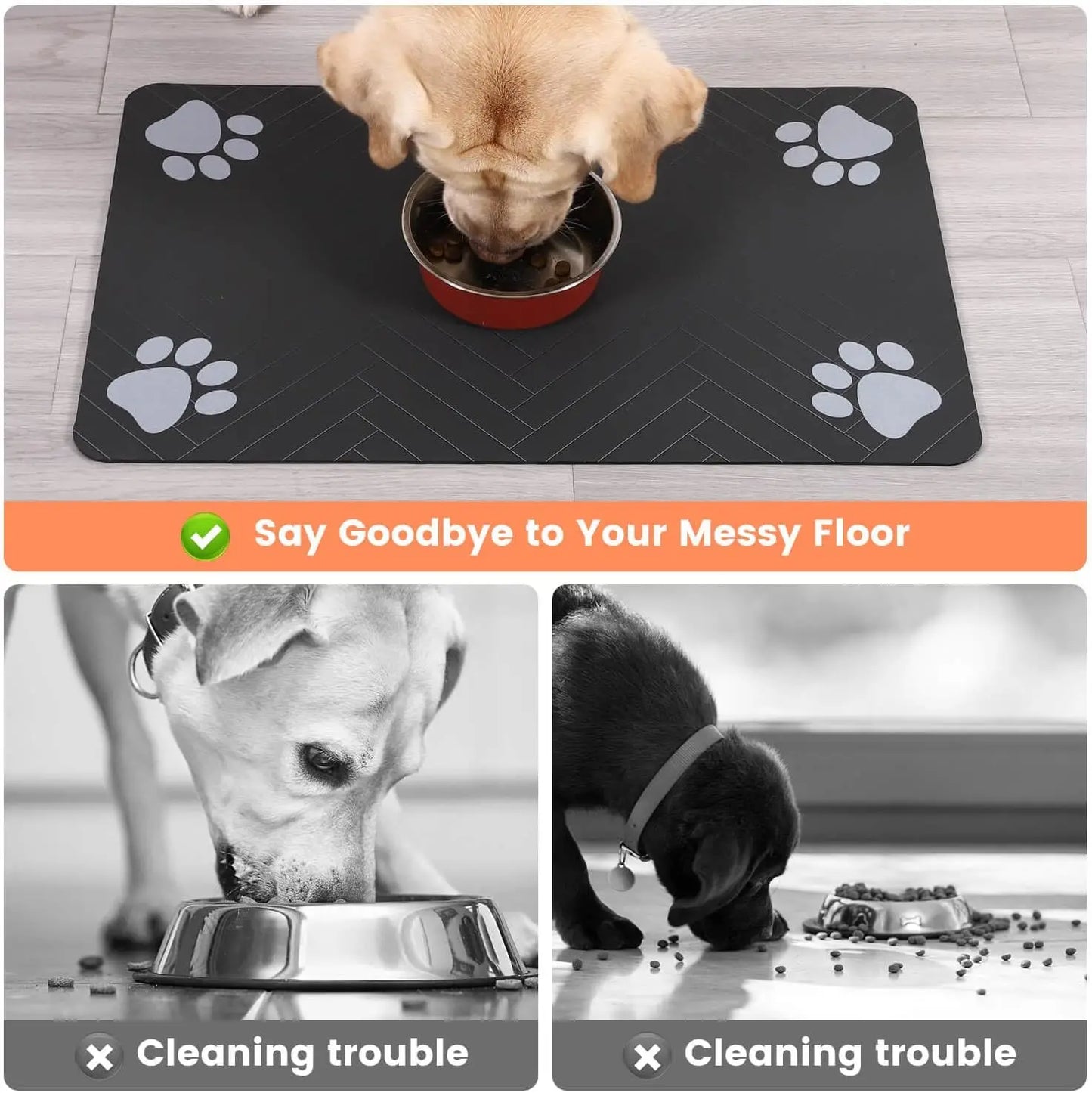 💥 Tapete de Alimentação para Pet (-25% OFF) | Chega de bagunça na hora de comer