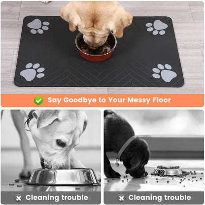 💥 Tapete de Alimentação para Pet (-25% OFF) | Chega de bagunça na hora de comer