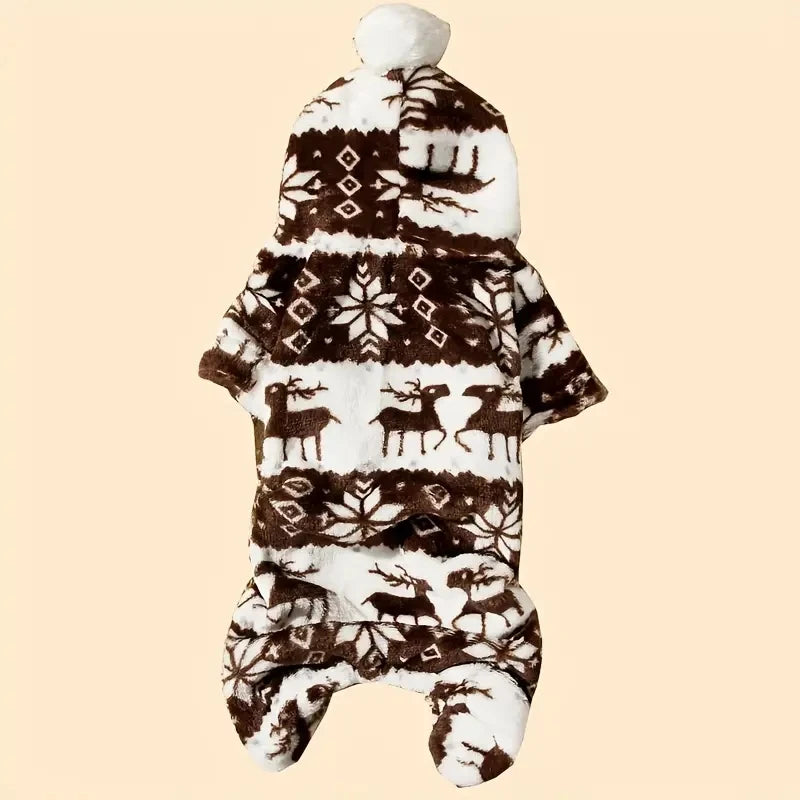 🐶 Pijama com Capuz para Cães | Conforto e estilo para os dias mais frios