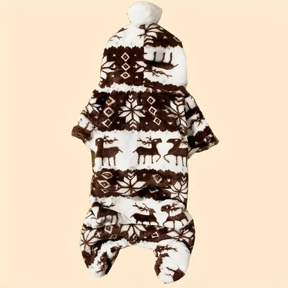 🐶 Pijama com Capuz para Cães | Conforto e estilo para os dias mais frios