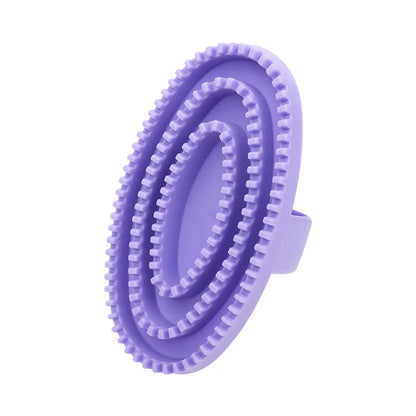 💥 Escova de Banho Flexível para Pets | Mais limpeza e conforto na hora do banho